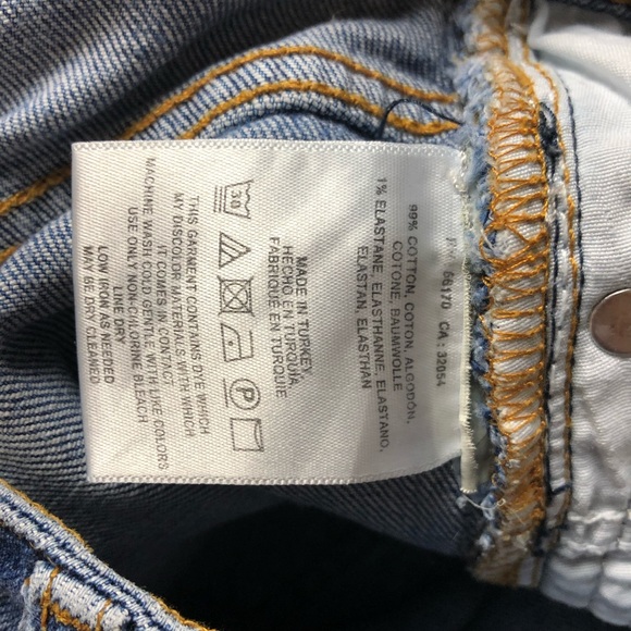 Anthro Pilcro High-Rise Slim Straight Jeans SZ 25 - Picture 6 of 8